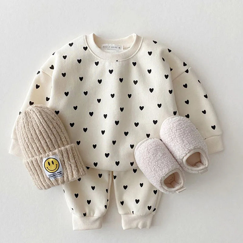 Polka-Heart Set