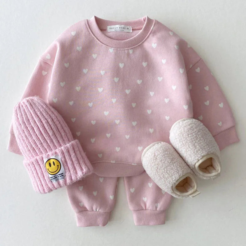 Polka-Heart Set