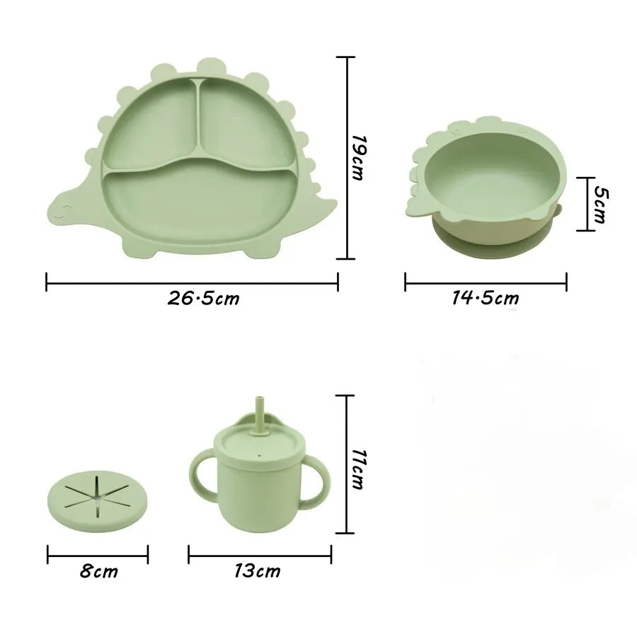 The Dino Dining Set (6 Pcs)