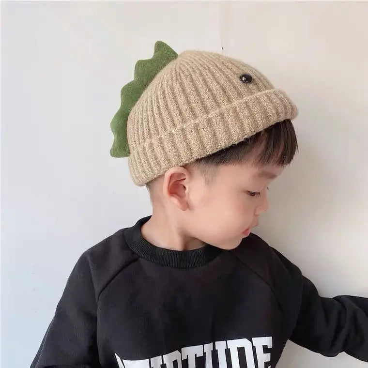 Baby Dino Knitted Hat