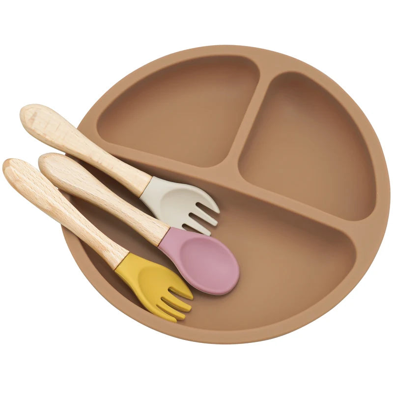 Bamboo Silicone Organic Spoon