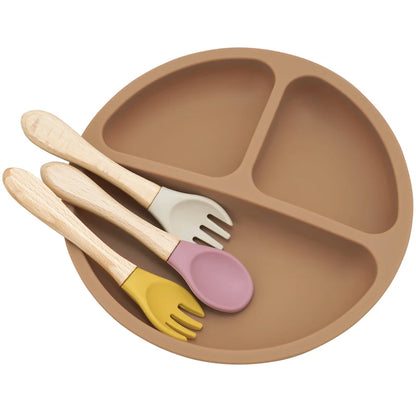 Bamboo Silicone Organic Spoon