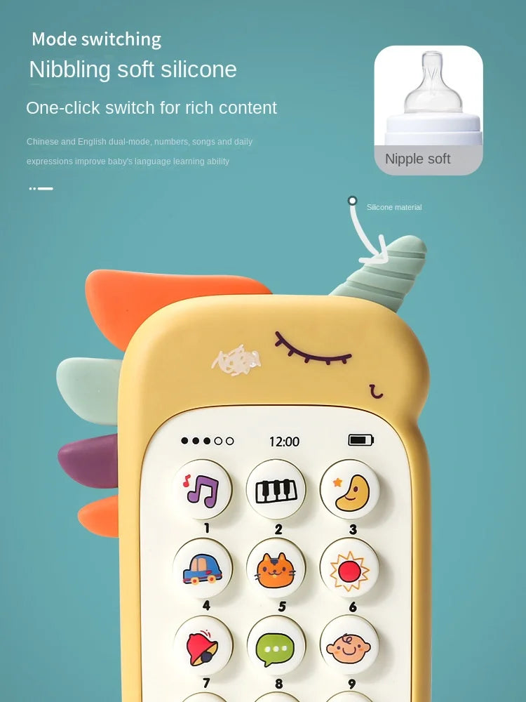 Mr. Unicorn™ - Educational Toy Phone & Teether!