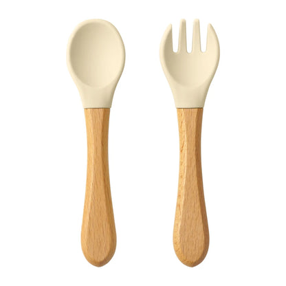 Bamboo Silicone Organic Spoon
